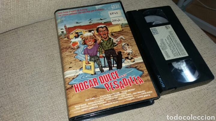 Cine: Hogar dulce pesadilla- vhs- 1985- denny lawrence- &uacute;nica - descatalogada
