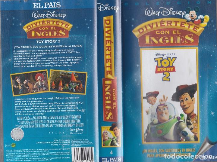Cine: v&iacute;deo vhs WALT DISNEY. DIVI&Eacute;RTETE CON EL INGL&Eacute;S. tOY STORY 2