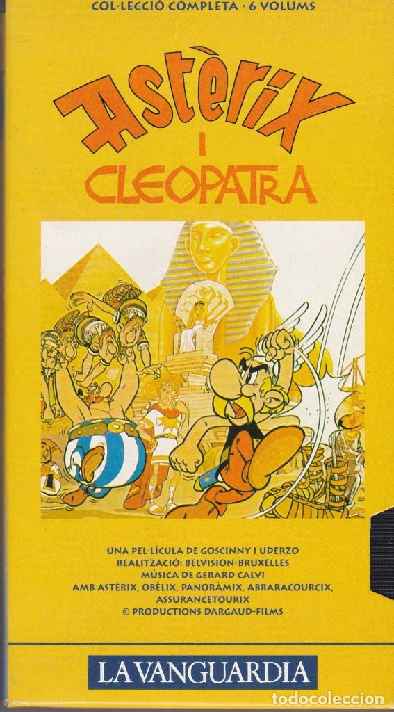 Cine: v&iacute;deo vhs AST&Egrave;RIX I CLEOPATRA. A LA GRAN BRETANYA LA VANGUARDIA (CATAL&Agrave;)