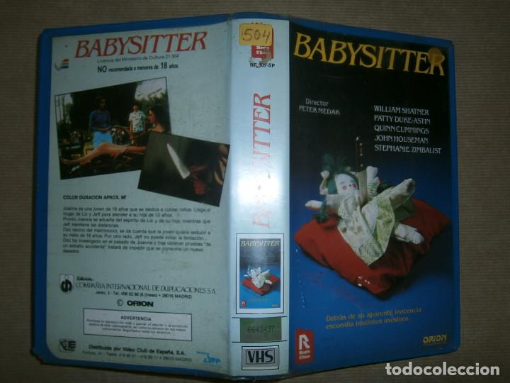 Cinema: BABYSITTER--(PELICULA-VHS..COMPRA MINIMA 10&euro;)