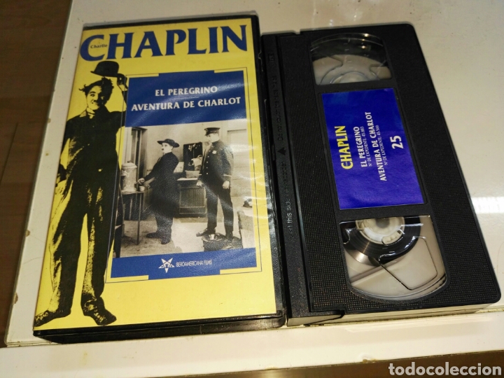 Cine: VHS- El peregrino aventura de Charlot- Coleccion Charlie Chaplin vol. 25