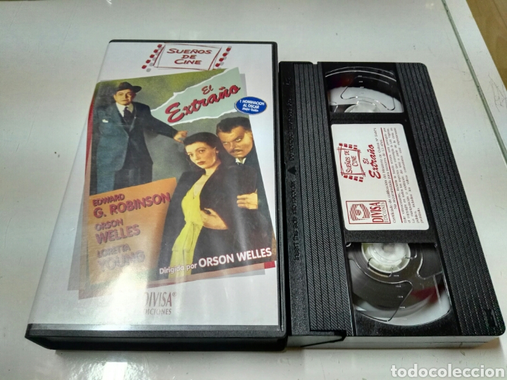 Cine: VHS- El extra&ntilde;o- Orson Welles - Foto 1