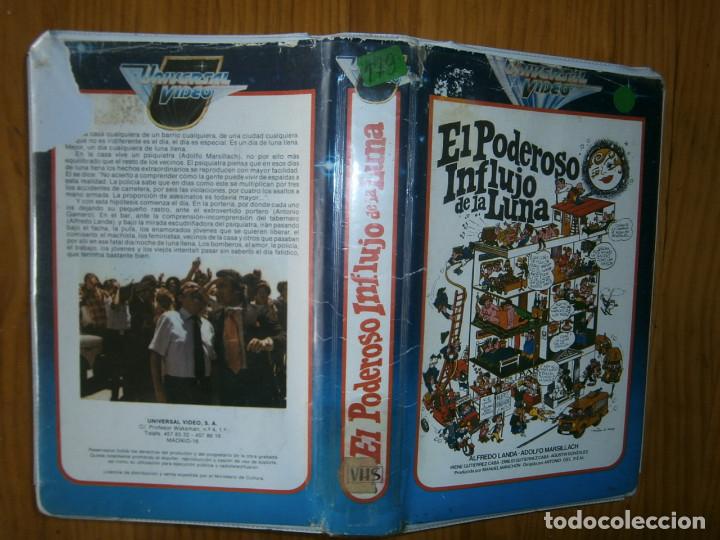Cine: EL POPDEROSO INFLUJO DE LA LUNA-(VHS COMPRA MINIMA 10 EUR)