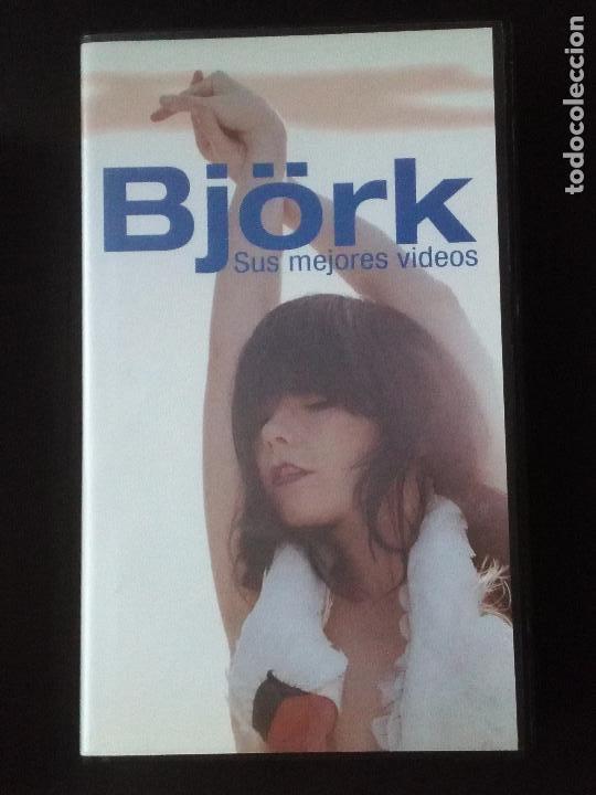 Cin&eacute;ma: Bj&ouml;rk-Sus mejores videos (VHS. Polydor) Violently happy,Hyperballad,Hunter,I Miss You...
