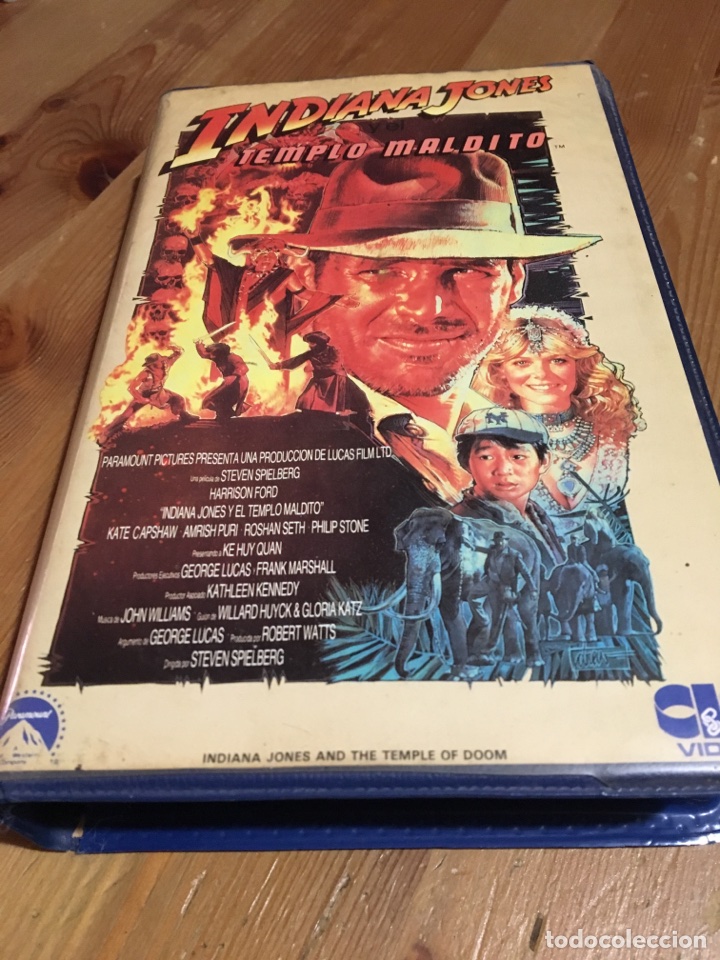 Indiana jones y el templo maldito - vhs primera - Vendido en Venta ...