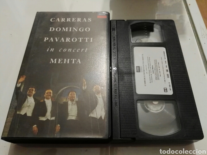 Cinema: VHS- Carreras Domingo Pavarotti in concert Mehta