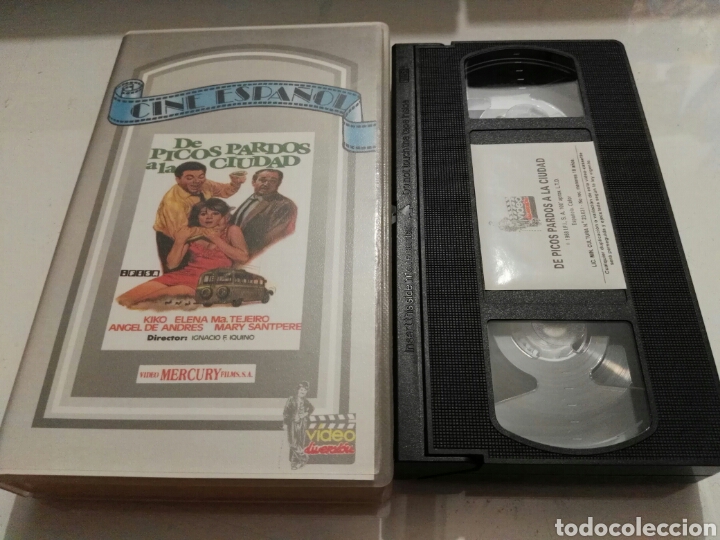 Cinema: VHS- De picos pardos a la ciudad- Ignacio F. Iquino- Col. Cine espa&ntilde;ol