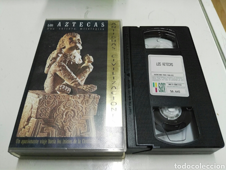 Cinema: VHS- Los aztecas- Una cultura mitologica- Coleccion antiguas civilizaciones