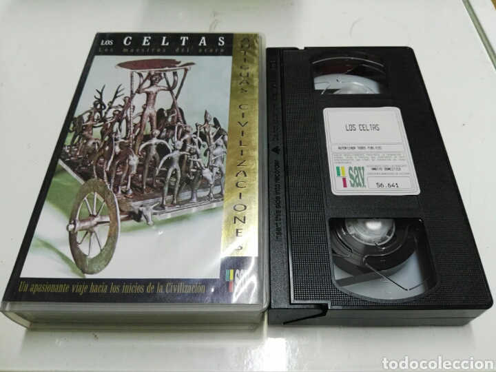 Cinema: VHS- Los celtas- Los maestros del acero- Coleccion antiguas civilizaciones