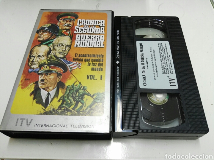 Cinema: VHS- Cronica de la segunda guerra mundial vol. I- Internacional television