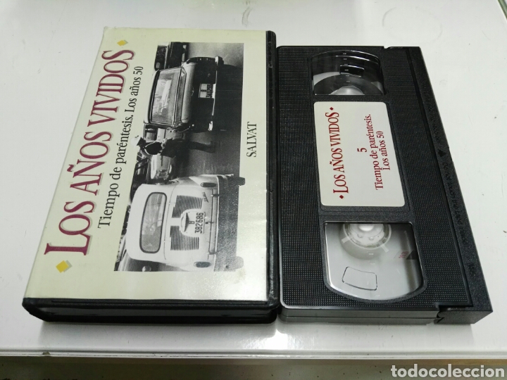 Cine: VHS- Los a&ntilde;os vividos vol. 5- Tiempo de parentesis.Los a&ntilde;os 50