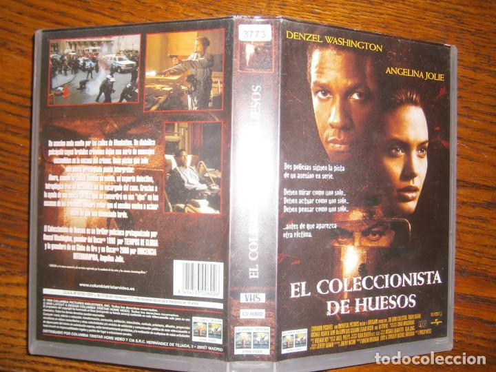 Kino: EL COLECIONISTA DE HUESOS-(PELICULA-VHS ..COMPRA MINIMA 10 EUR---)