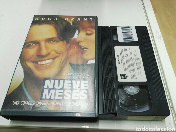Cine: VHS- Nueve meses- Hugh Grant (2)