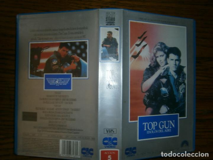 Kino: TOP GUN IDOLOS DEL AIRE (PELICULA-VHS..COMPRA MINIMA 10 EUR--)