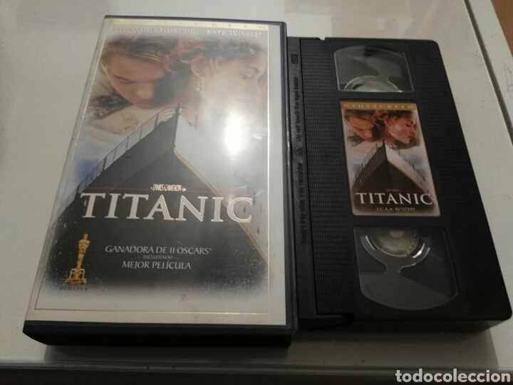 Cine: VHS- Titanic- Leonardo di Caprio James Cameron (4)
