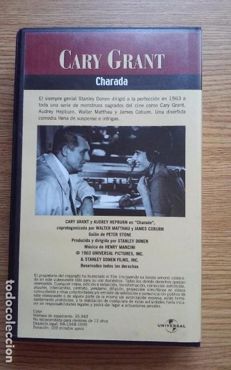 Cine: VHS Charada, Cary Grant - Foto 3