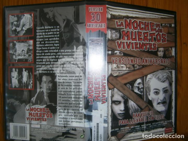 Cine: LA NOCHE DE LOS MUERTOS VIVIENTES-(PELICULA-VHS..LA COMPRA MINIMA SON 10 EUR---)