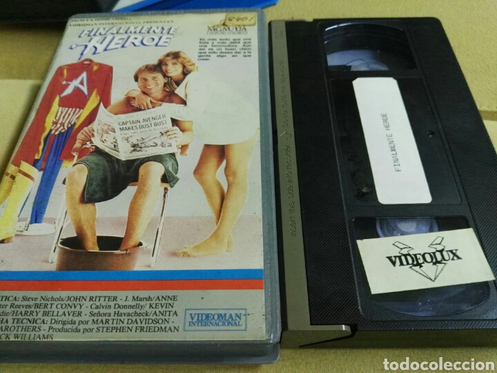 Cine: Finalmente heroe- vhs - john ritter - descatalogada comedia 80 - Foto 1