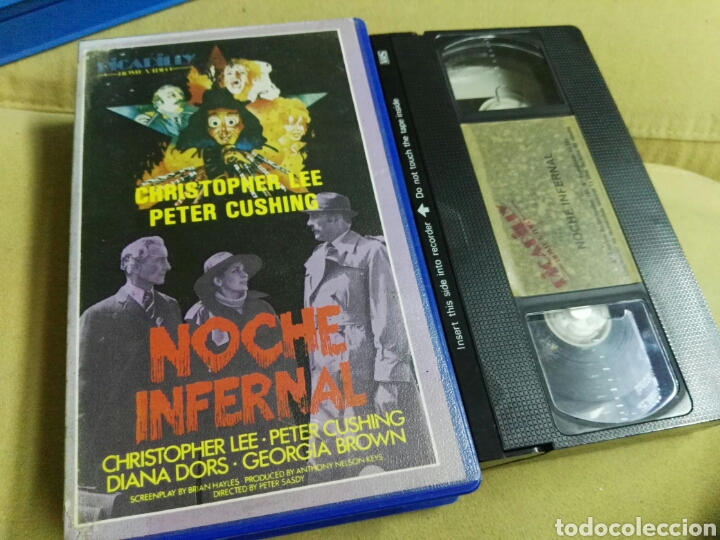 Cine: Noche infernal - vhs- christopher lee- peter cushing - Terror - Foto 1