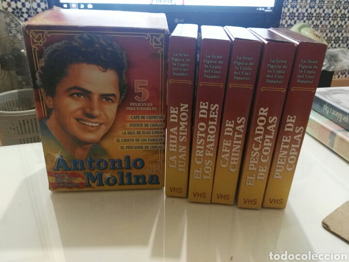 vhs- pack 5 peliculas antonio molina- 5 pelicul - Comprar Películas de
