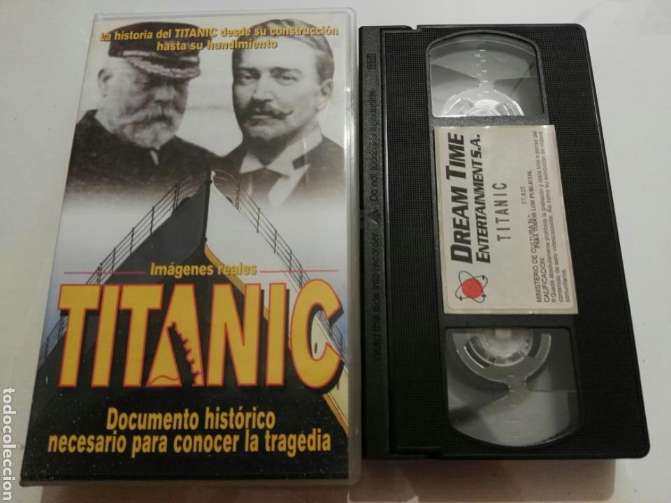 Cine: VHS- Titanic imagenes reales- Documental