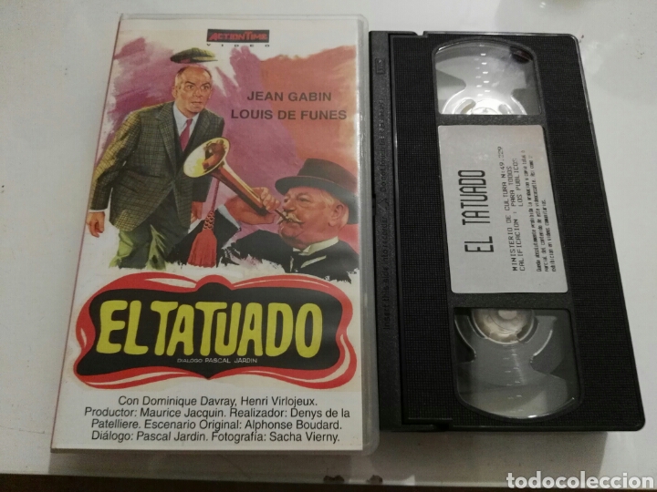 Cinema: VHS- El tatuado- Louis de Funes