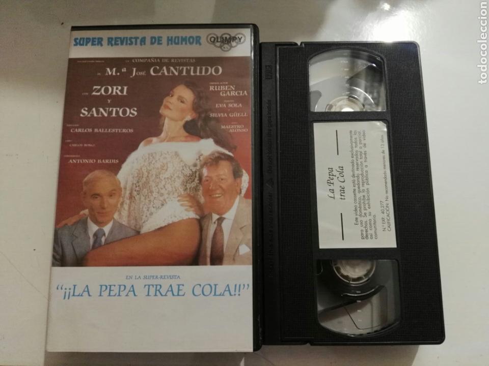 Cine: VHS- La Pepa trae cola- M&deg; Jose Cantudo Zori y Santos