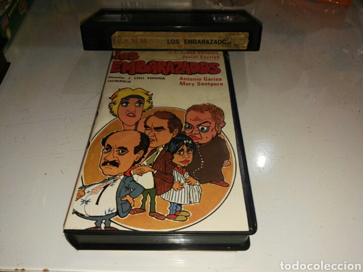 Cine: VHS- Los embarazados- Jose Luis Lopez Vazquez- Edicion antigua