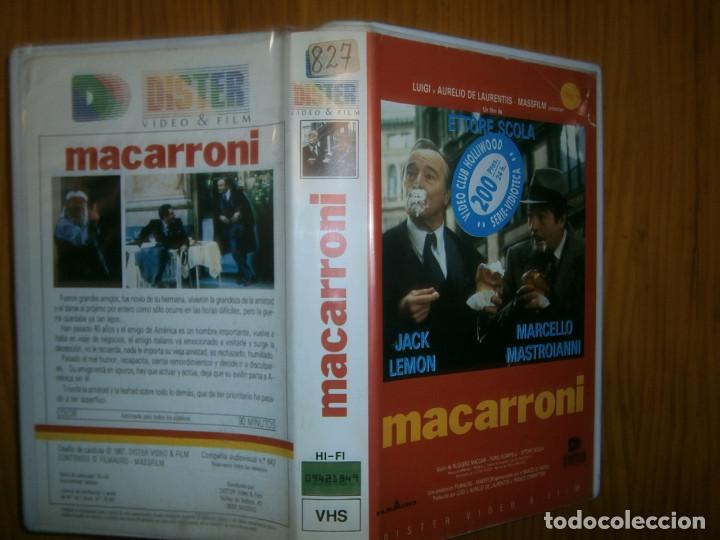 Cin&eacute;ma: MACARRONI-(VHS-COMPRA MINIMA 10EUR--)