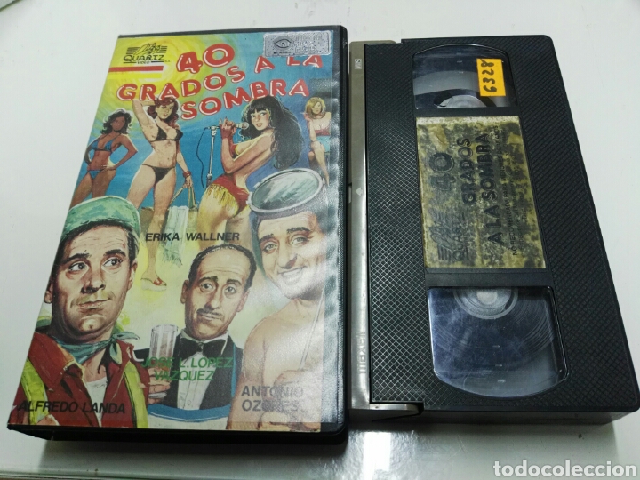 Cine: VHS- 40 grados a la sombra- Alfredo Landa Erika Wallner- Unica VHS 1&deg; edicion