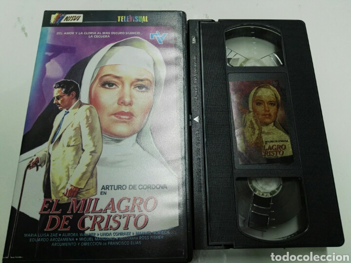 Cine: VHS- El milagro de Cristo- Arturo de Cordova- Unica y descatalogada