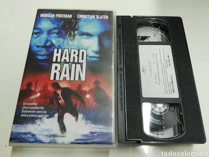 Cine: VHS- Hard rain- Morgan Freeman - Foto 1