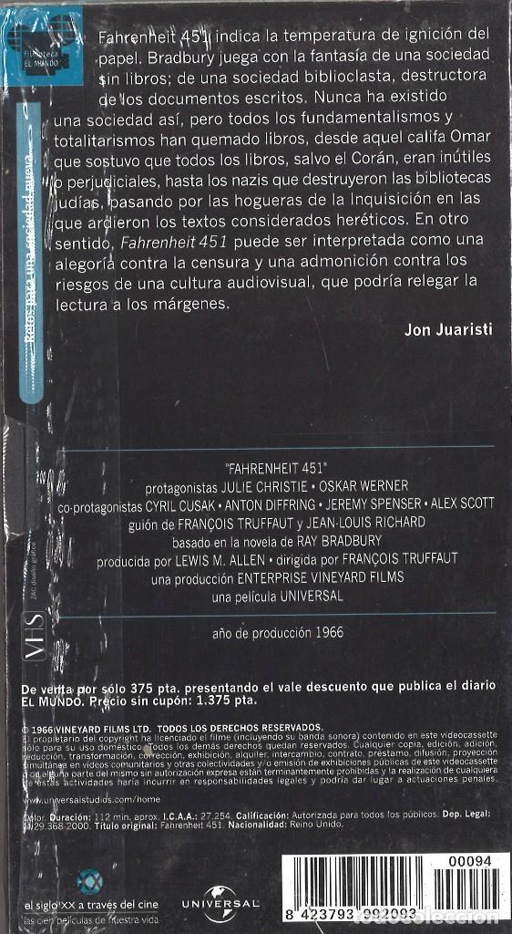 Cine: Fahrenheit 451.Precintada - Foto 2