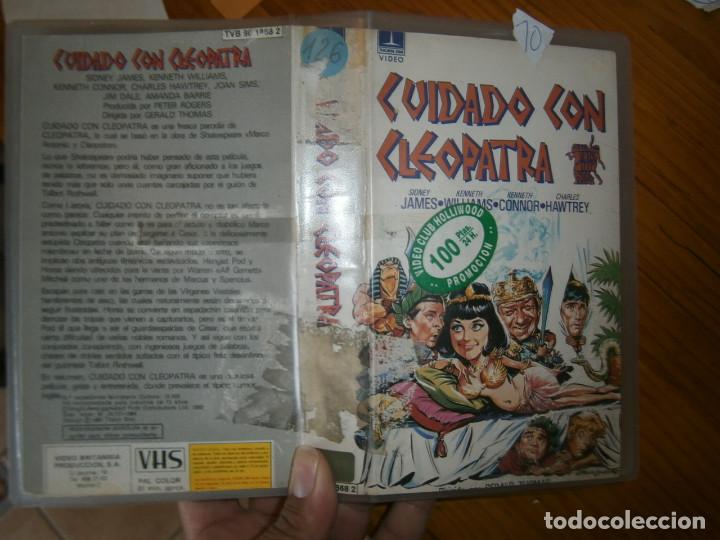 Cine: CUIDADO CON CLEOPATRA-(PELICULA -VHS COMPRA MINIMA 10 EUR--)
