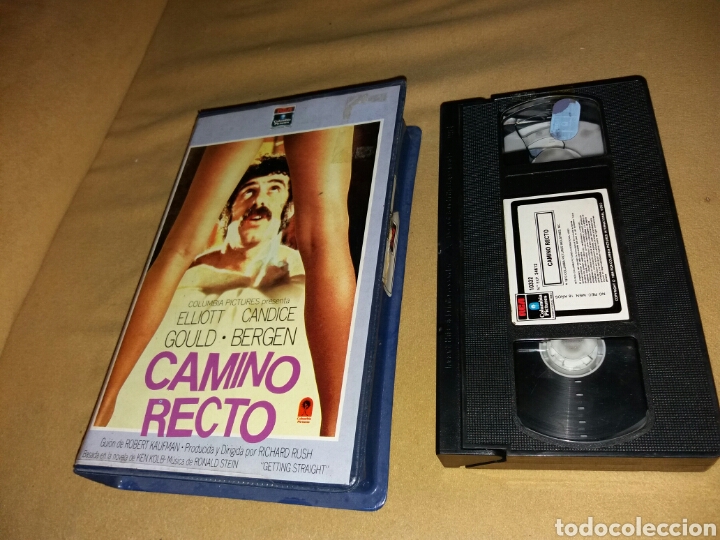 Cine: Camino recto- vhs- 1970- elliot gould- candice bergen- descatalogada
