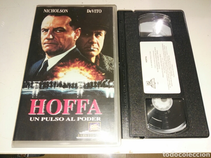 Cine: VHS- Hoffa un pulso al poder- Jack Nicholson Danny DeVito - Foto 1