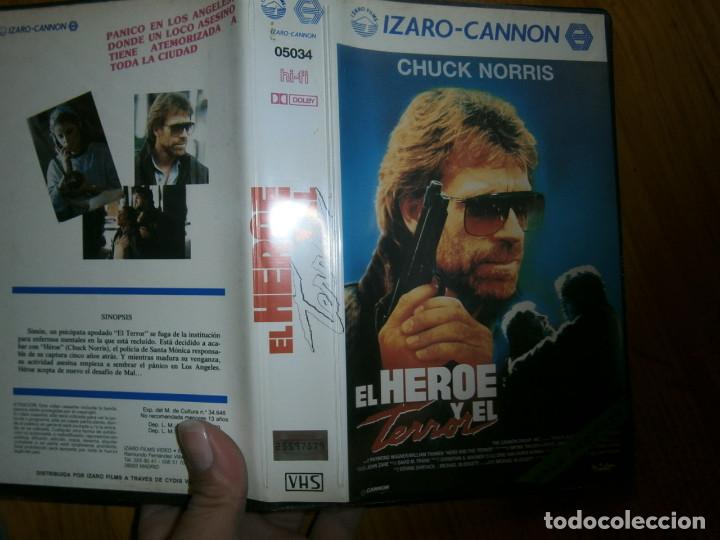 Kino: EL HEROE Y EL TERROR (PELICULAS-VHS-..COMPRA MINIMA 10 EUR.)