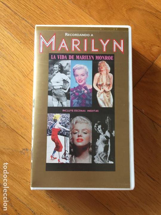 Cine: MARILYN, LA VIDA DE MARILYN MONROE VHS - Foto 1