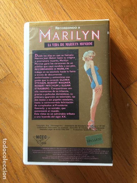 Cine: MARILYN, LA VIDA DE MARILYN MONROE VHS - Foto 5