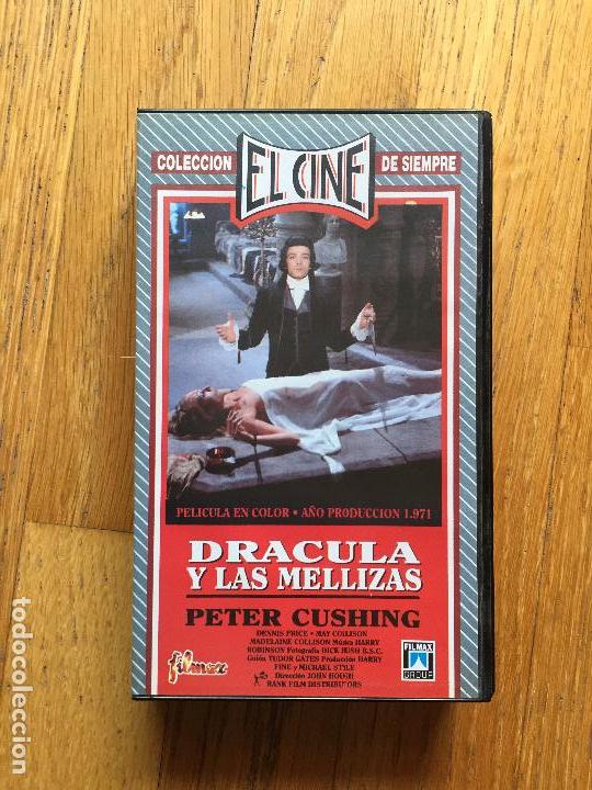 Cine: DRACULA Y LAS MELLIZAS, Peter Cushing, VHS - Foto 1