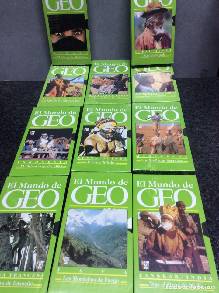 Cinema: VHS EL MUNDO DE GEO, LOTE DE 12 VHS NUEVOS