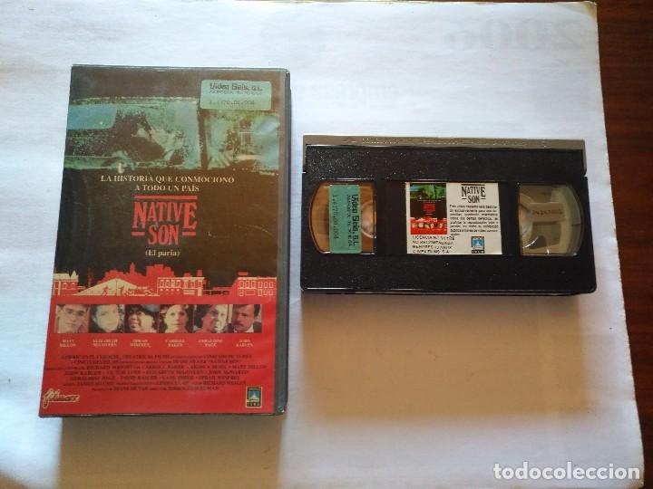 Cine: VHS NATIVE SON - EL PARIA - Foto 1
