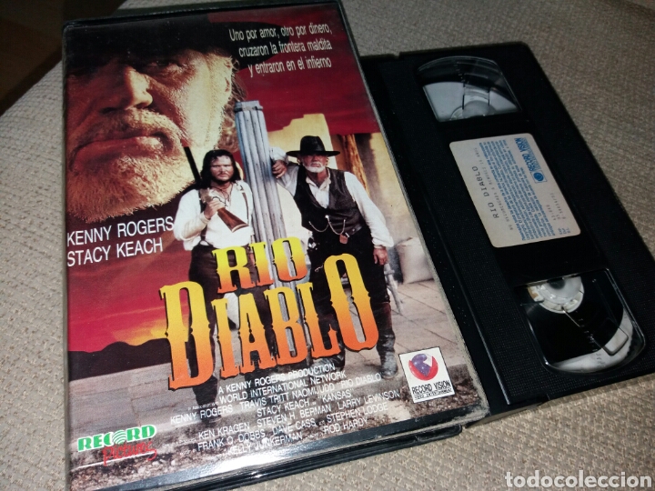 Cine: Rio diablo- vhs- kenny rogers- stacy keach- western descatalogado (2)