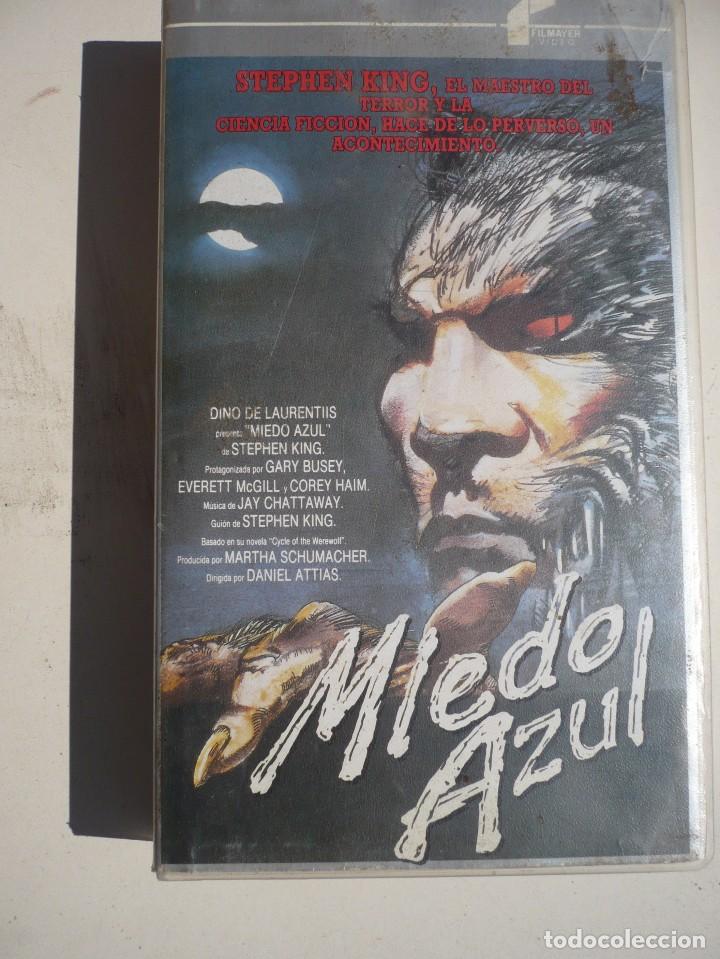 Cine: MIEDO AZUL (1985) VHS.