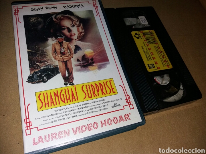 Cine: Shangai surprise- vhs- madonna- sean penn- 1 edicion