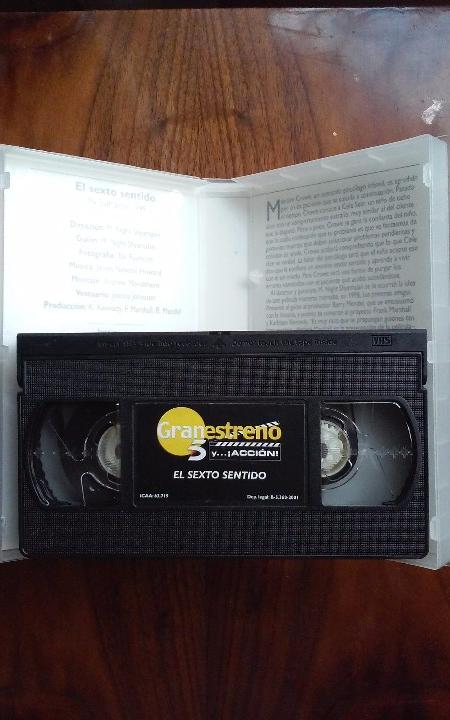 Cine: VHS EL Sexto Sentido, Bruce Willis - Foto 4