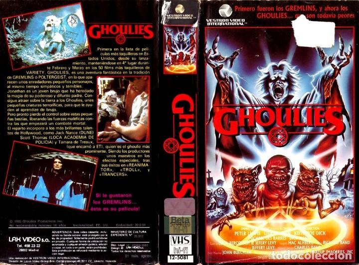 Vhs - ghoulies - peter liapis, luca bercovici - - Vendido en Venta ...