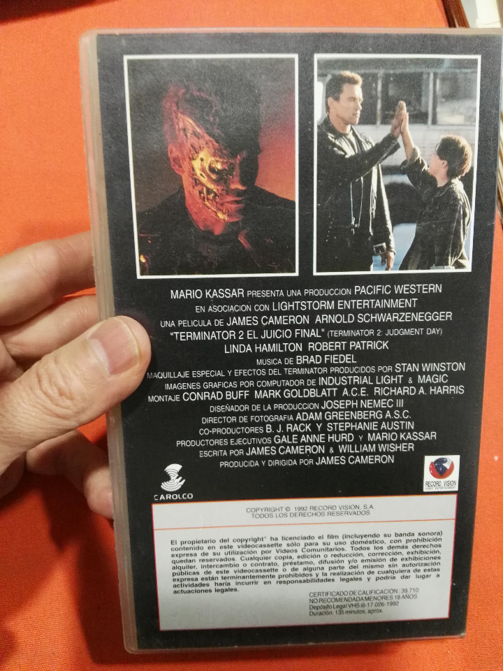 Cine: VHS TERMINATOR 2 EL JUICIO FINAL - Foto 2