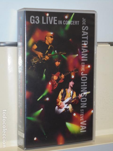 Kino: G3 LIVE IN CONCERT JOE SATRIANI - ERIC JOHNSON - STEVE VAI - VHS -