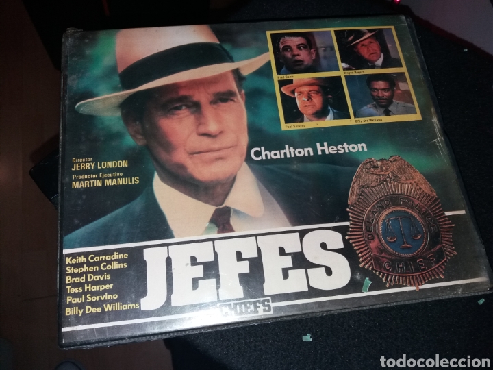 Cine: Jefes (chiefs)- vhs doble- charlton heston- dir: jerry london